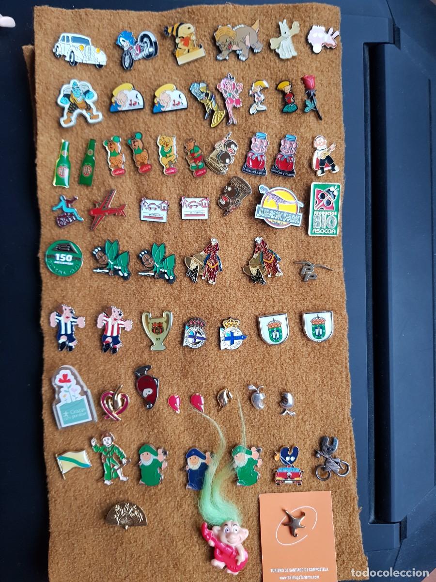 Pins de colecci&oacute;n: LOTE 62 PINS DE TEMATICA VARIADA - Foto 1