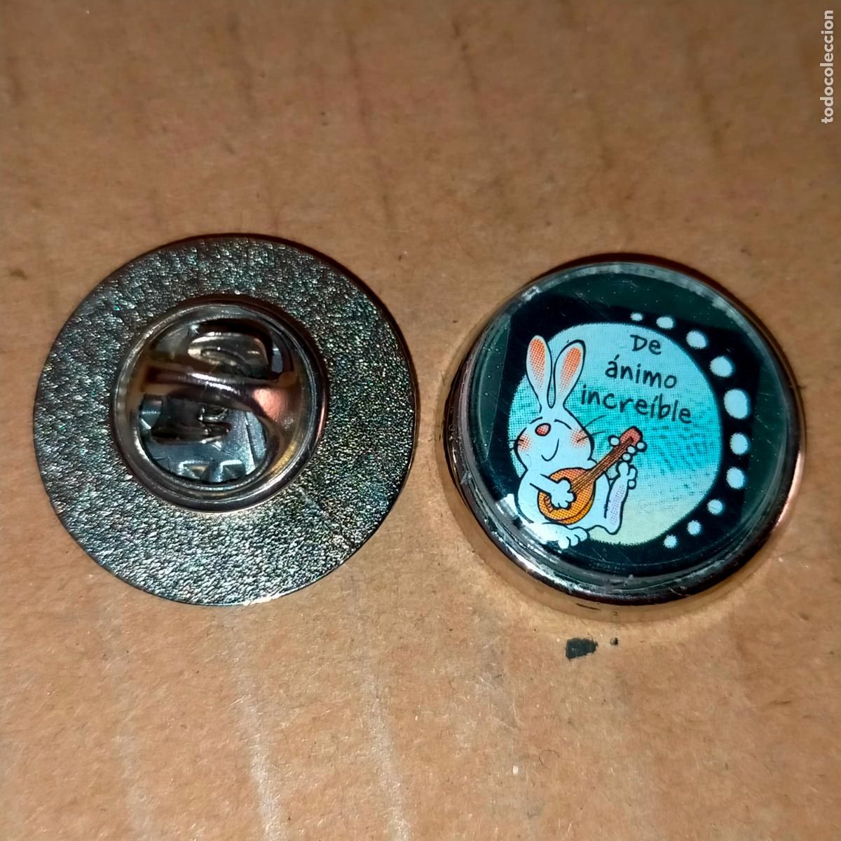 Pin's de collection: PIN REDONDO METAL - frases del dia - VER MUCHAS DIFIERENTES