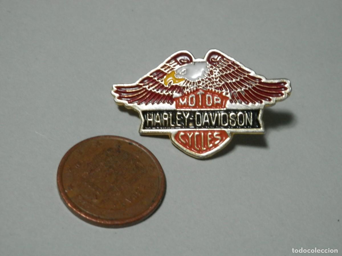 Pins de colecci&oacute;n: Pin Harley Davidson &Aacute;guila - Foto 1