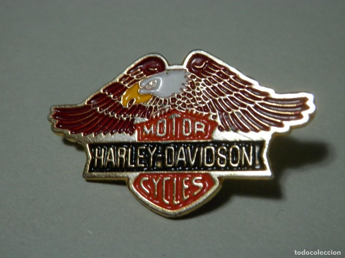 Pins de colecci&oacute;n: Pin Harley Davidson &Aacute;guila - Foto 2