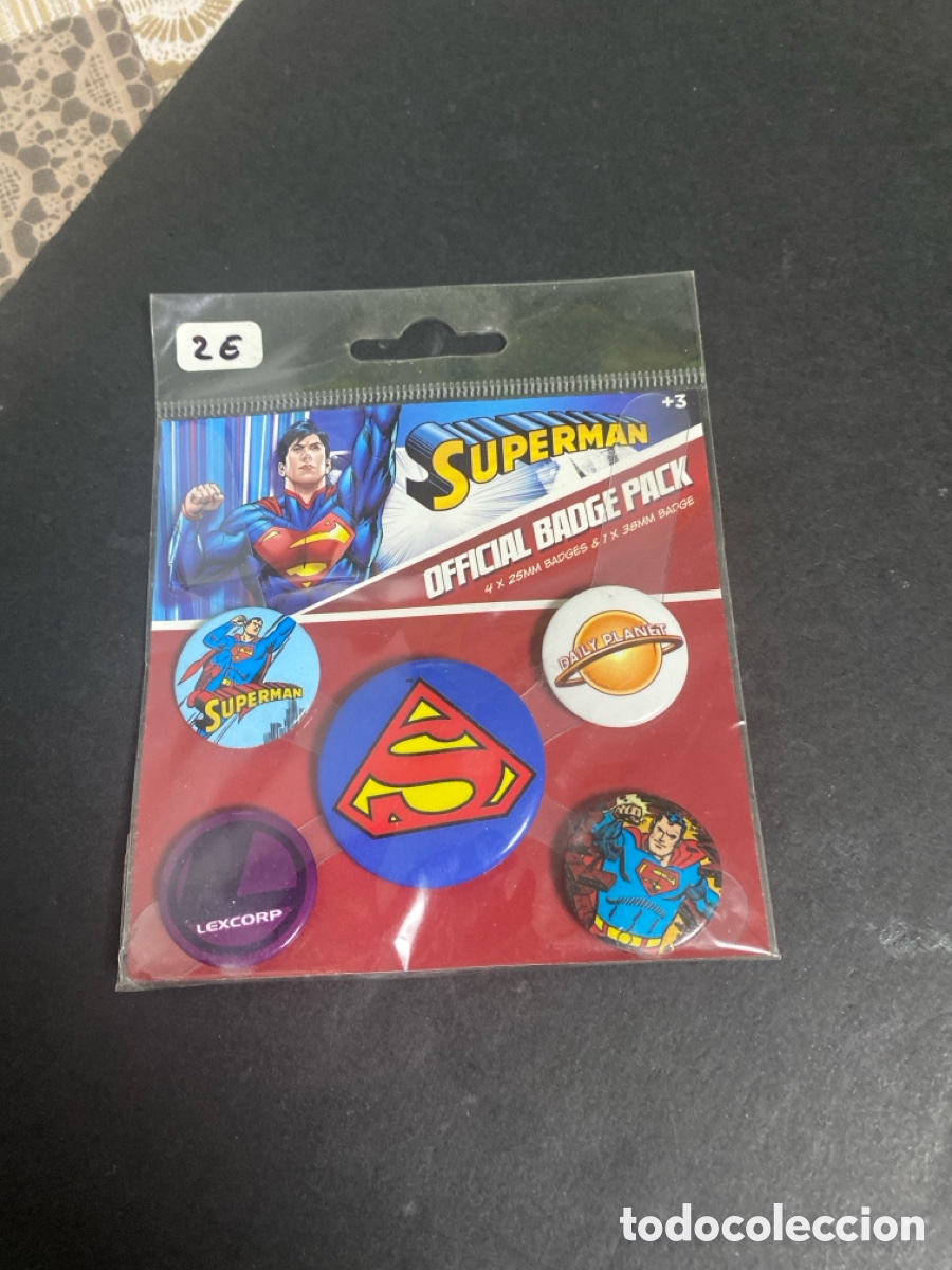 Pins de colecci&oacute;n: Pin chapa Superman Marcel
