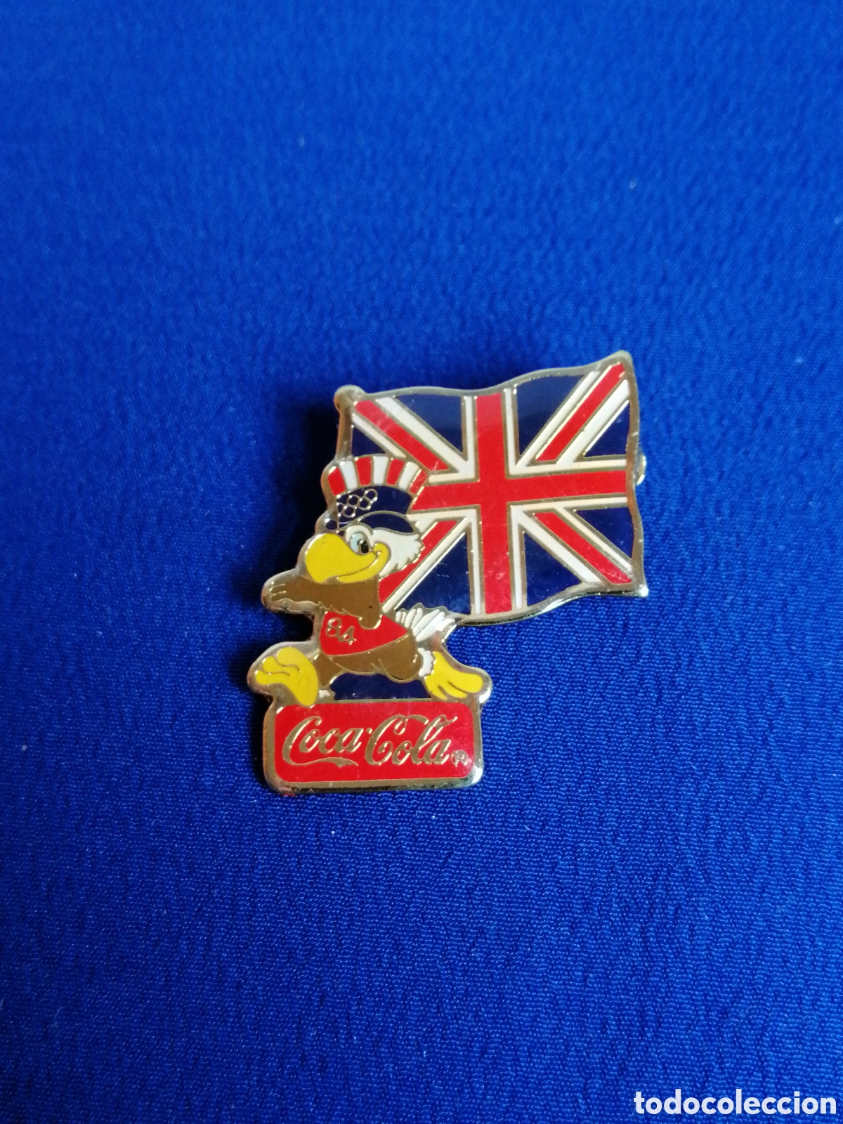 Pins de cole&ccedil;&atilde;o: COCA-COLA - OLIMPIADAS LOS ANGELES - BANDERA INGLATERRA - GREAT BRITAIN A&Ntilde;O 1980 INSIGNIA DE ALFILER