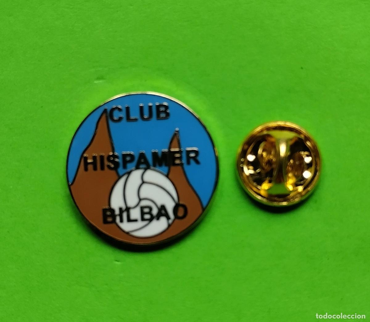 Pins de colecci&oacute;n: PIN FUTBOL - ESMALTE - ESCUDO EQUIPO - CLUB HISPAMER - DESAPARECIDO - BILBAO - BIZKAIA