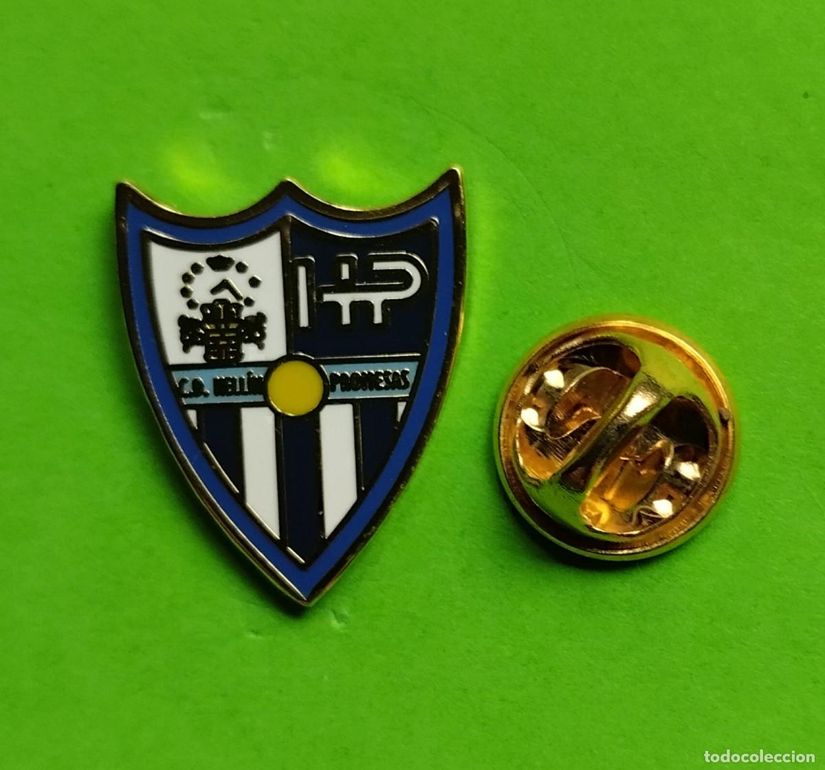 Pins de colecci&oacute;n: PIN FUTBOL - ESMALTE - ESCUDO EQUIPO - C D. HELLIN PROMESAS - HELLIN - ALBACETE