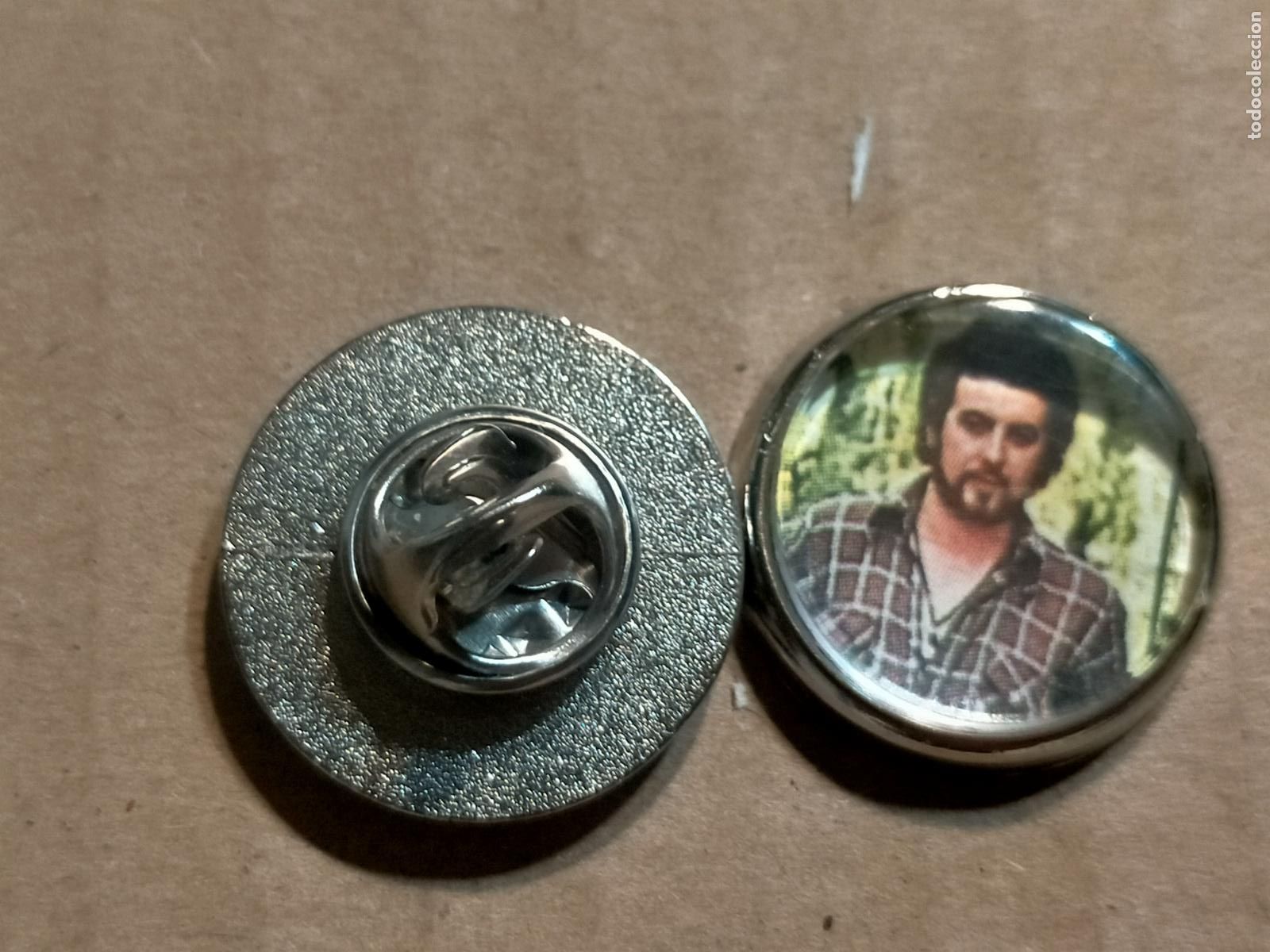 Sammlung von Pins: PIN REDONDO METAL - musica cantante rock componente grupo splinter