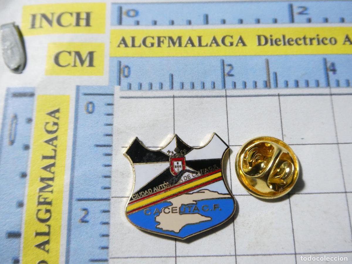 Pins de cole&ccedil;&atilde;o: PIN DE DEPORTES. F&Uacute;TBOL. CIUDAD AUT&Oacute;NOMA DE CEUTA FC. ESCUDO DEL EQUIPO