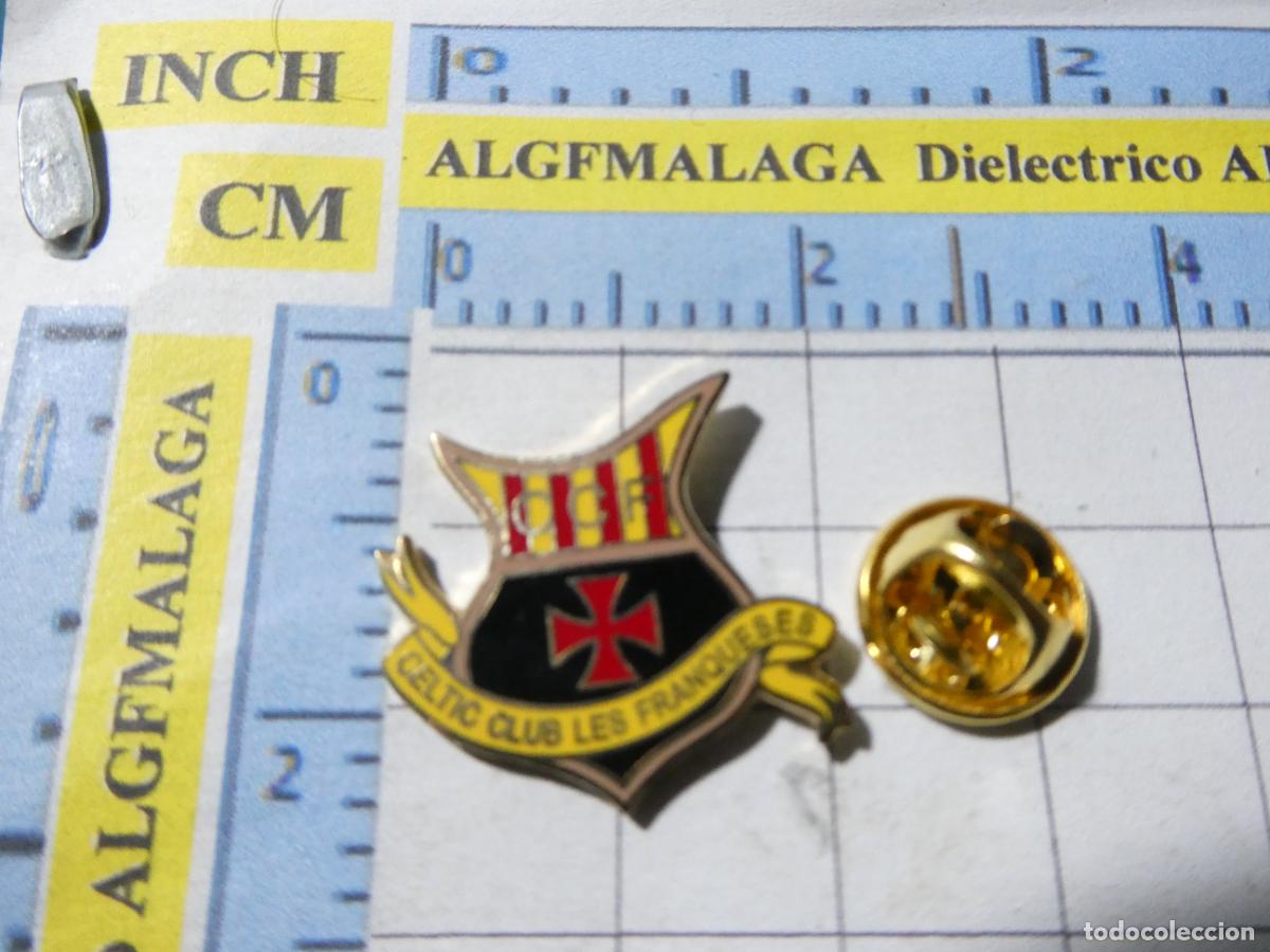 Pins de colecci&oacute;n: PIN DE DEPORTES. F&Uacute;TBOL. CELTIC CLUB LES FRANQUESES BARCELONA. ESCUDO DEL EQUIPO