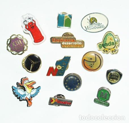 Pins de colecci&oacute;n: LOTE DE PINS PUBLICIDAD ETC DO&Ntilde;ANA LANCIA - UNI&Oacute;N EUROPEA P&Aacute;JARO XIII VALENCIA 2000 - N COPA ETC PIN
