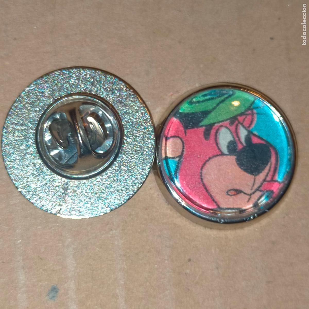 Collection pins: pin redondo metal - DIBUJOS ANIMADOS LA AVENTURAS DEL OSO YOGUI COMIC