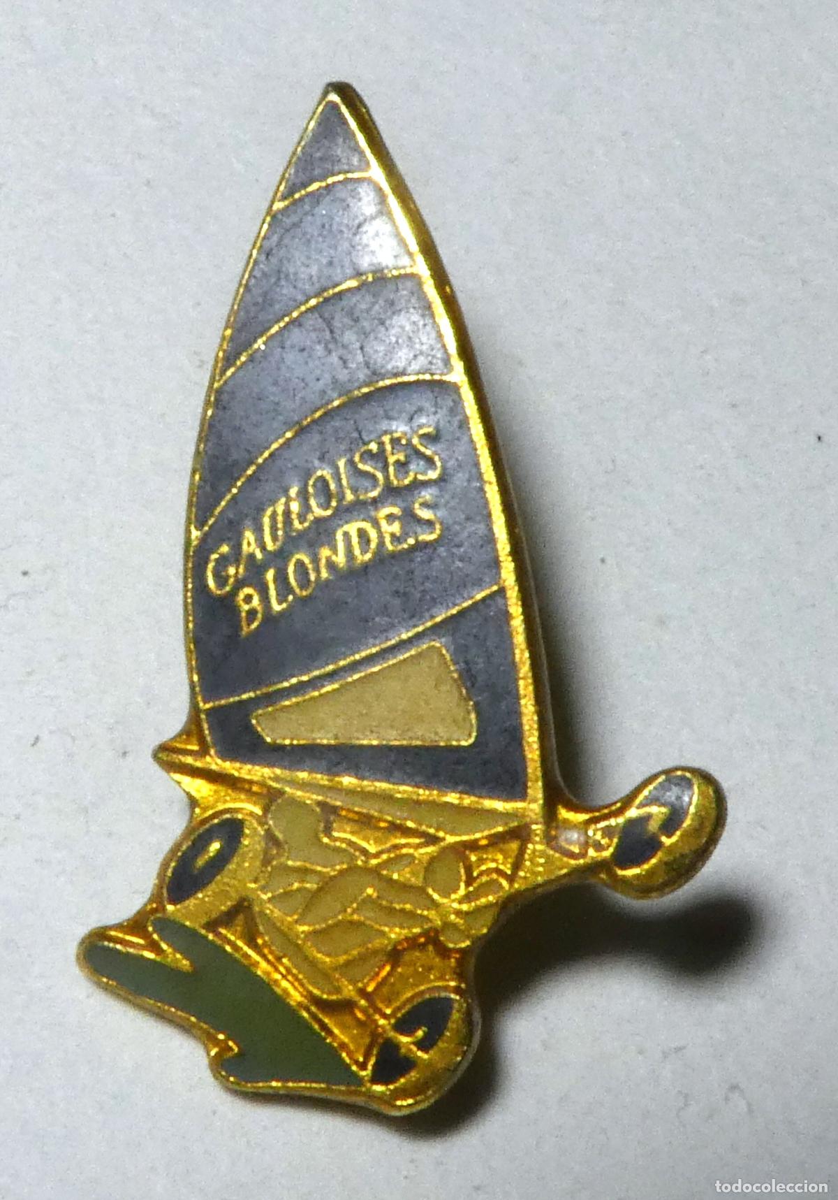Sammlung von Pins: PIN Marca de cigarrillos GAULOISES BLONDES