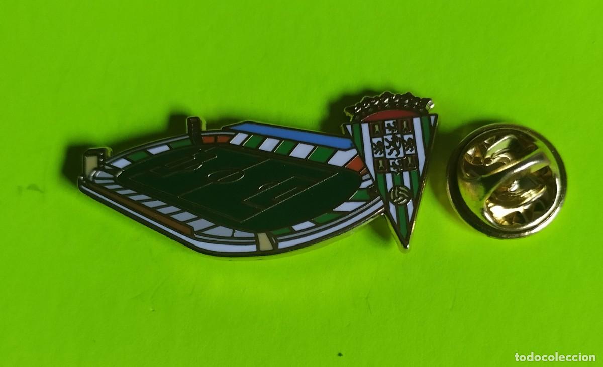 Pins de colecci&oacute;n: PIN FUTBOL - ESCUDO MAS ESTADIO - CORDOBA C.F. - ESTADIO ANTIGUO EL ARCANGEL