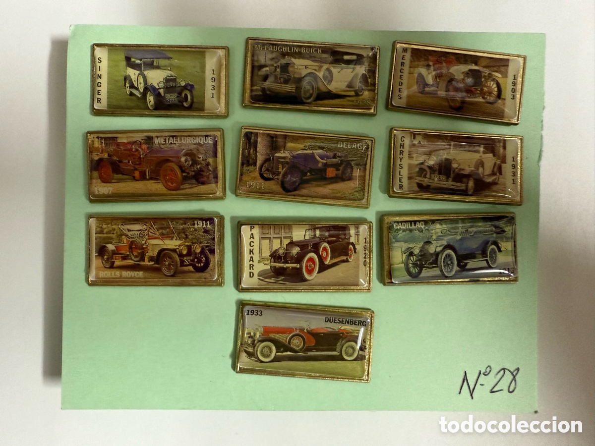 Pins de colecci&oacute;n: PINS DE COCHES ANTIGUOS LOTE DE 10 PINS DIFERENTES-N&ordm;-28-CAJ-N&ordm;-2