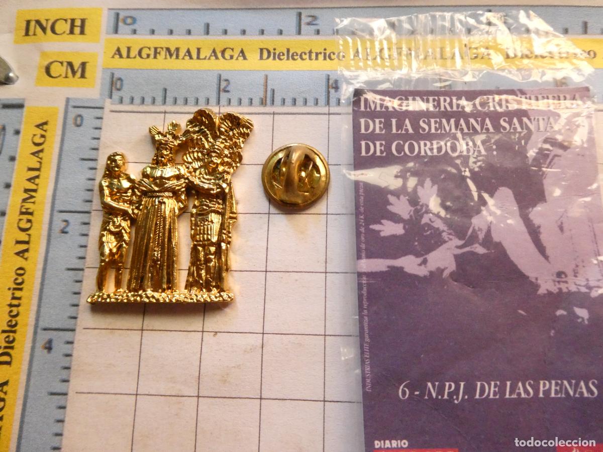 Pins de colecci&oacute;n: INSIGNIA / PIN RELIGIOSA SEMANA SANTA. C&Oacute;RDOBA 6 NUESTRO PADRE JESUS DE LAS PENAS. BA&Ntilde;O ORO 24K