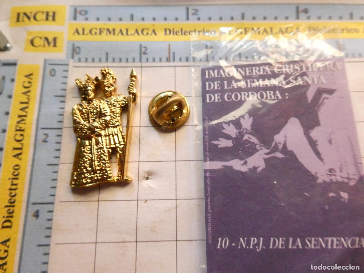 Pins de colecci&oacute;n: INSIGNIA / PIN RELIGIOSA SEMANA SANTA. C&Oacute;RDOBA 10 JES&Uacute;S DE LA SENTENCIA. BA&Ntilde;O ORO 24K