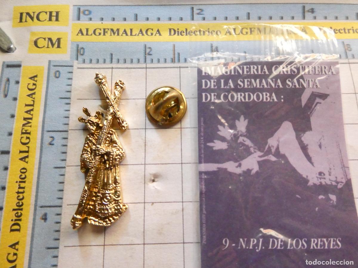 Pins e Spille di collezione: INSIGNIA / PIN RELIGIOSA SEMANA SANTA. C&Oacute;RDOBA 9 NUESTRO PADRE JES&Uacute;S DE LOS REYES. BA&Ntilde;O ORO 24K