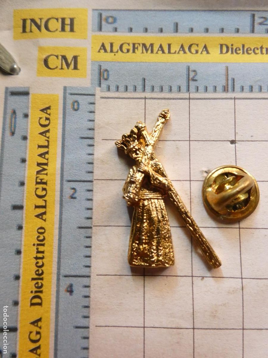 Pins de colecci&oacute;n: INSIGNIA / PIN RELIGIOSA SEMANA SANTA. C&Oacute;RDOBA 32 JES&Uacute;S DEL CALVARIO. BA&Ntilde;O ORO 24K