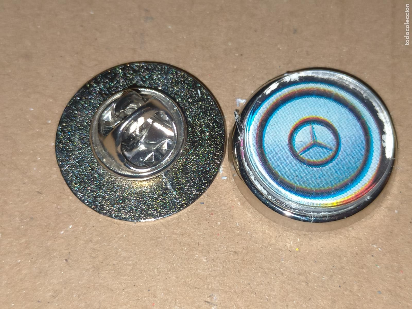 Sammlung von Pins: PIN REDONDO METAL - coche auto logo Mercedes