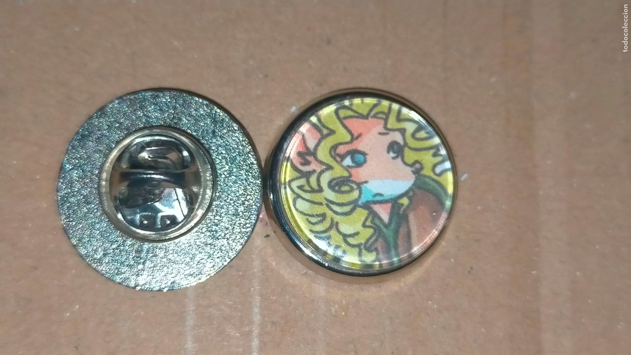 Collection pins: pin redondo metal - infantil dibujos animados c&oacute;mics Tea Stilton