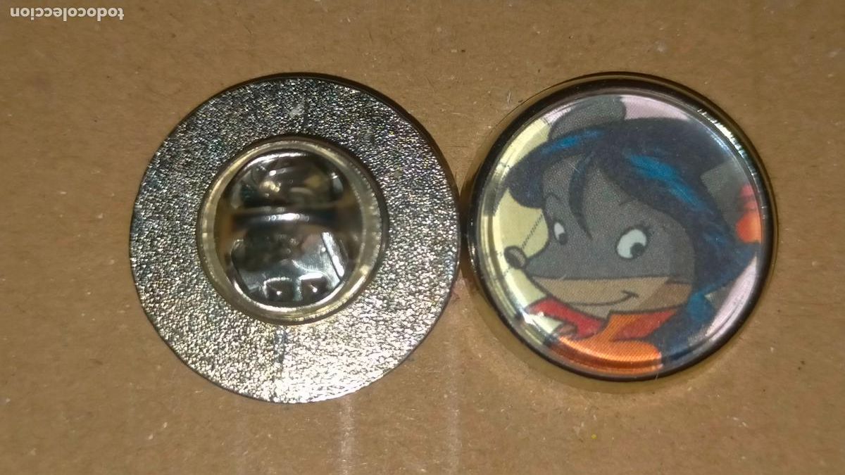 Pins e Spille di collezione: pin redondo metal - infantil dibujos animados c&oacute;mics Tea Stilton