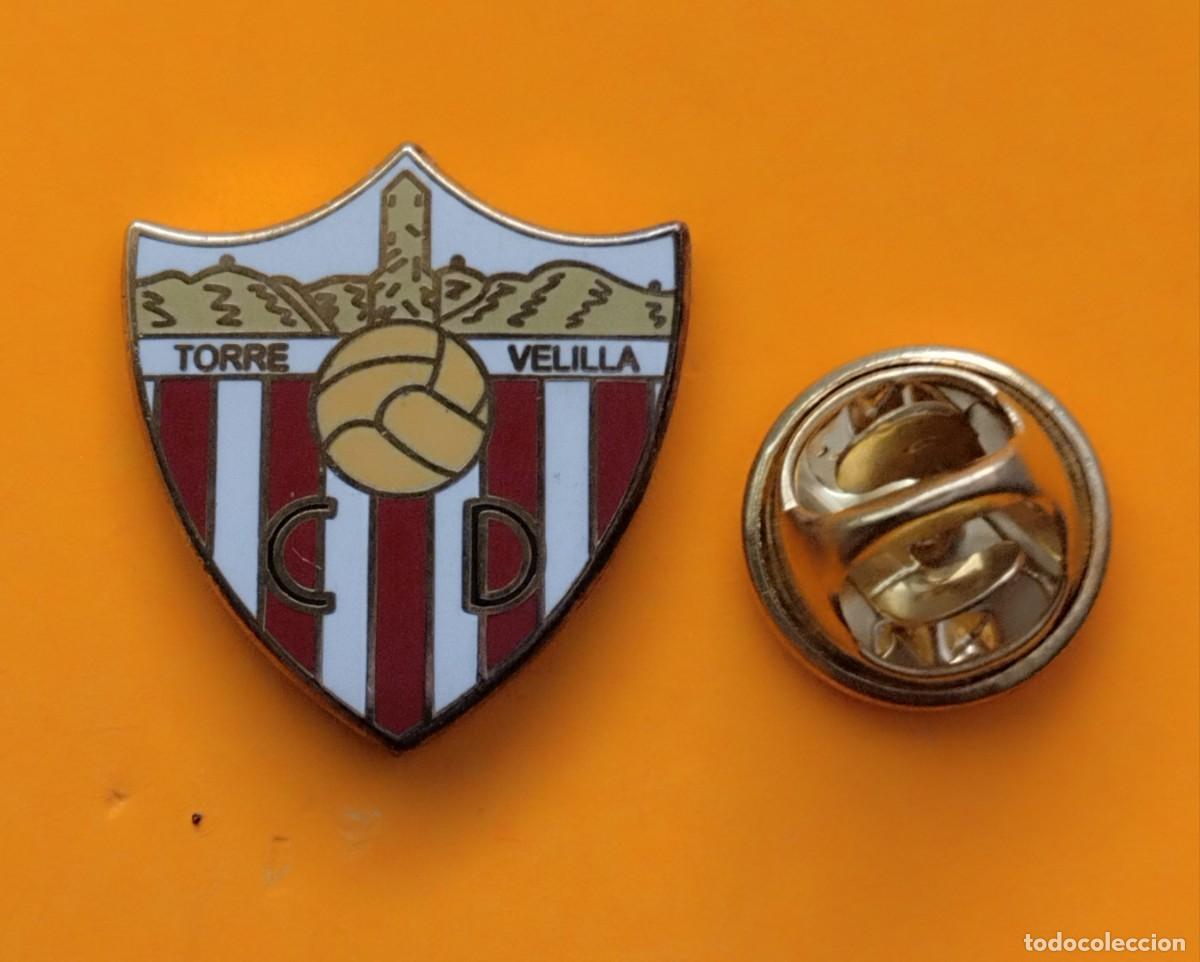 Pins de colecci&oacute;n: PIN FUTBOL- ESMALTE - DESAPARECIDO - C D. TORREVELILLA - TORREVELILLA - HUESCA