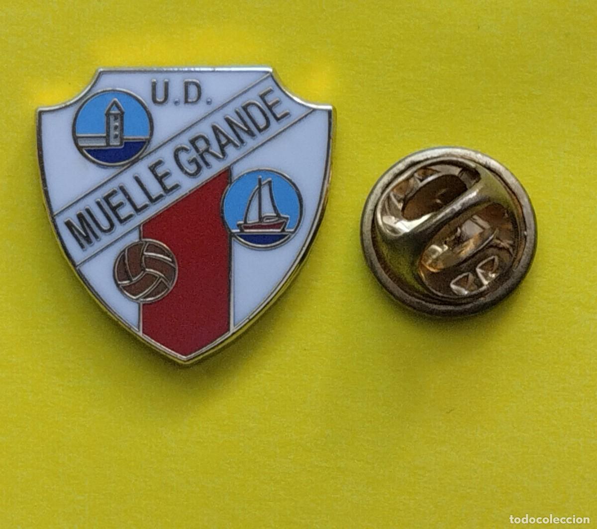 Pins de colecci&oacute;n: PIN FUTBOL- ESMALTE - U.D. MUELLE GRANDE - LAS PALMAS DE GRAN CANARIA - LAS PALMAS