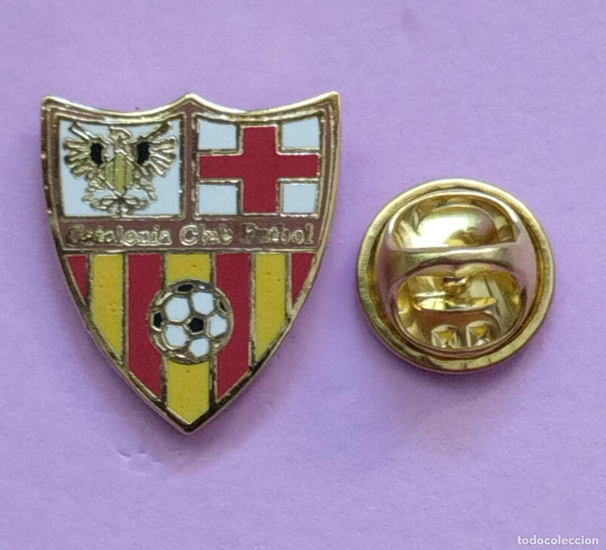 Pins de colecci&oacute;n: PIN FUTBOL- ESMALTE - CATALONIA C F - CALONGE - GIRONA