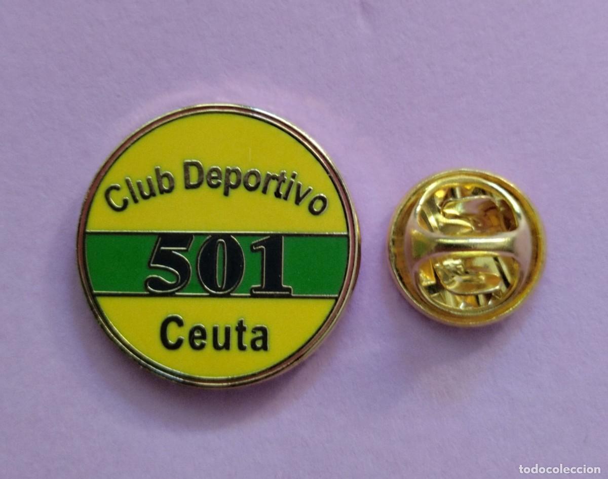 Pins de colecci&oacute;n: PIN FUTBOL - ESMALTE - C.D. 501 (DESAPARECIDO) - CEUTA