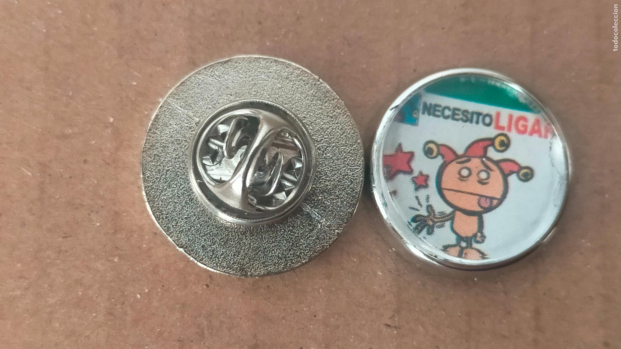 Pins de cole&ccedil;&atilde;o: PIN REDONDO METAL - comic buf&oacute;n de la revista de humor el jueves mascota