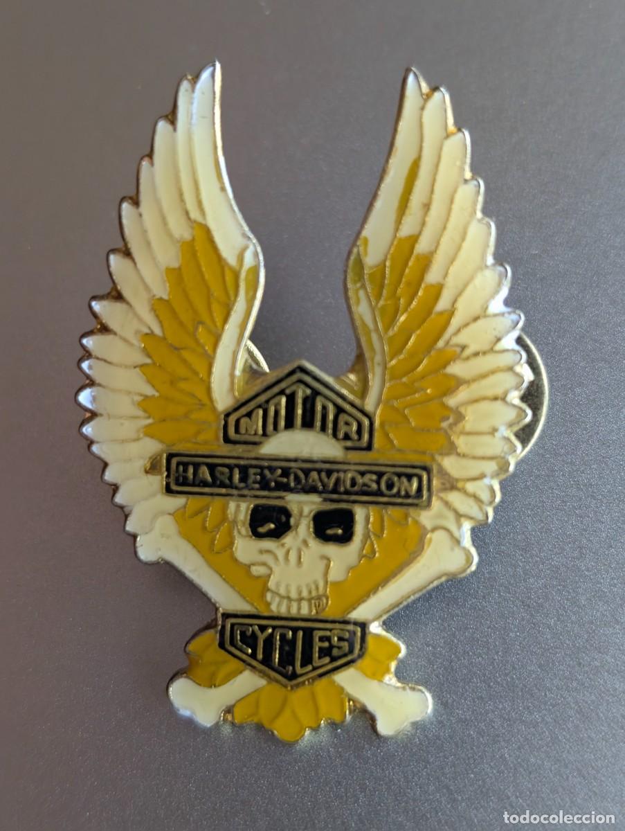 Pins de colecci&oacute;n: PIN DIFICIL MOTOR CYCLES - HARLEY DAVIDSON - Foto 1