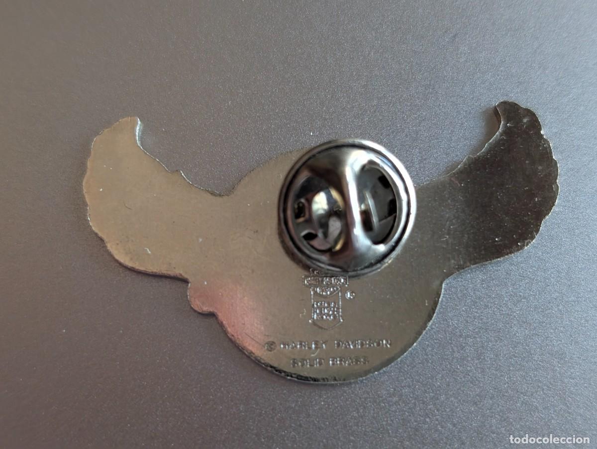Pins de colecci&oacute;n: PIN DIFICIL MOTOR CYCLES - HARLEY DAVIDSON - HD SOLID BRASS - Foto 2