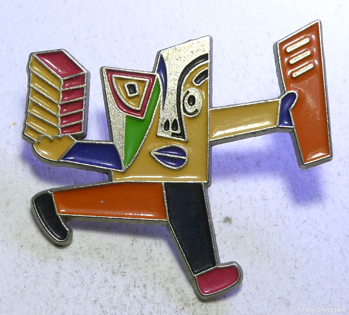 Pins de colecci&oacute;n: pin de Javier Mariscal, para c&iacute;rculo de lectores , de pincho