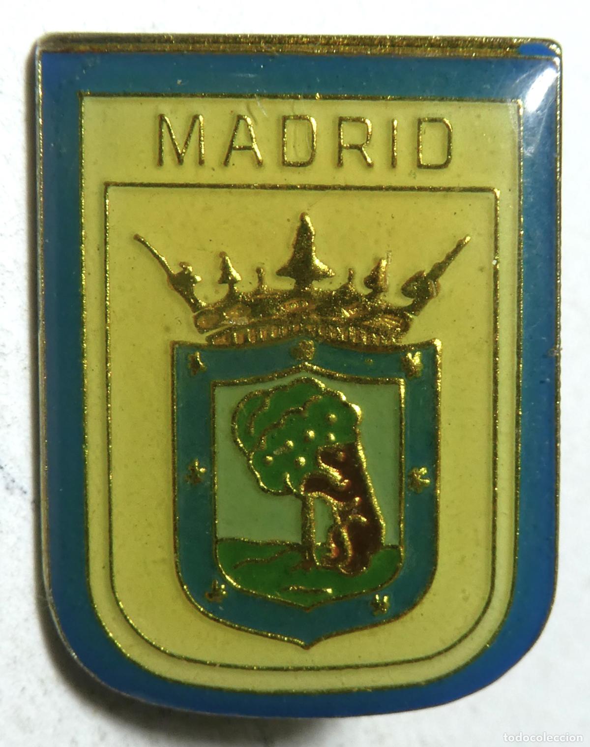 Pin's de collection: PIN Escudo de Madrid, de pincho