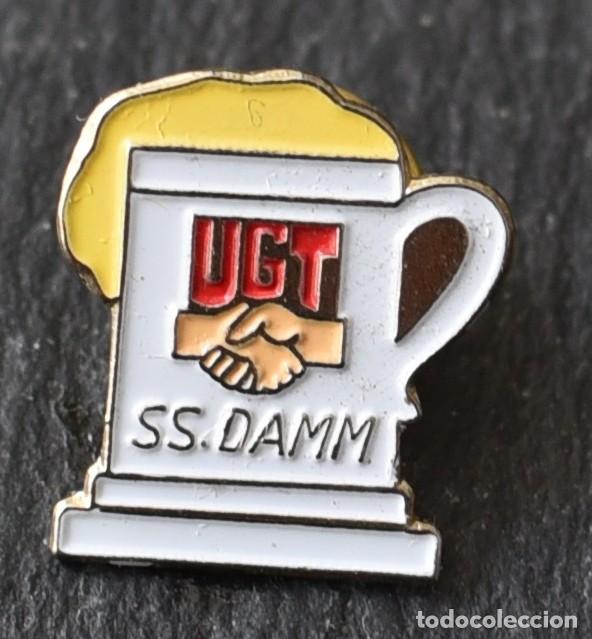 Pins de colecci&oacute;n: PIN U.G.T S.S. DAMM.