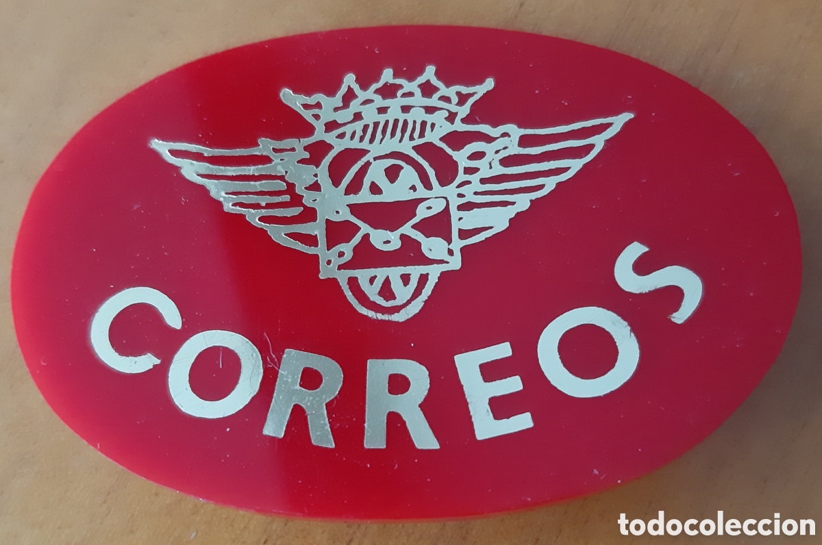 Pins de colecci&oacute;n: Emblema postal cartero Tel&eacute;grafos. A&ntilde;os 60, de pl&aacute;stico.