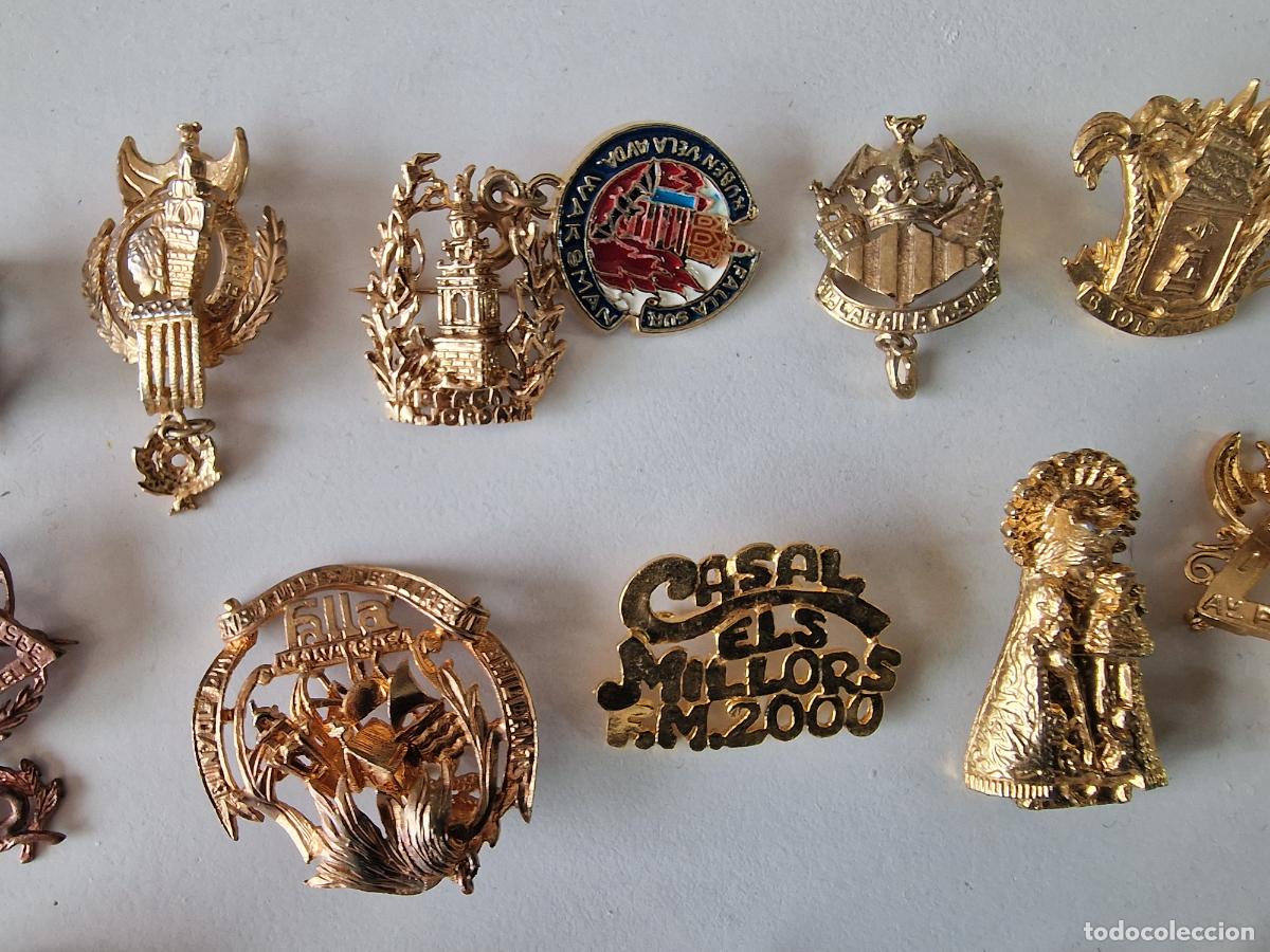 Pins de colecci&oacute;n: LOTE PINES ALFILERES FALLEROS FALLAS - Foto 3
