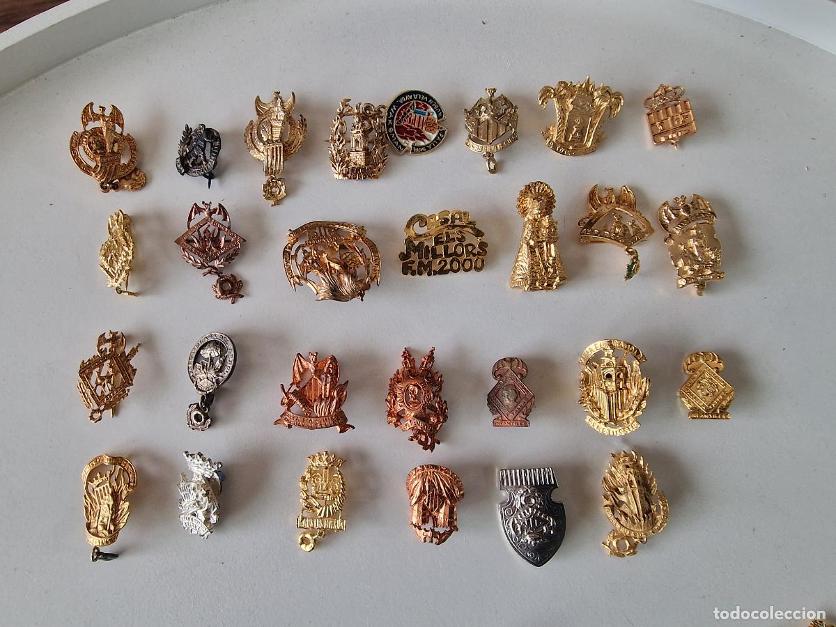 Pins de colecci&oacute;n: LOTE PINES ALFILERES FALLEROS FALLAS - Foto 1