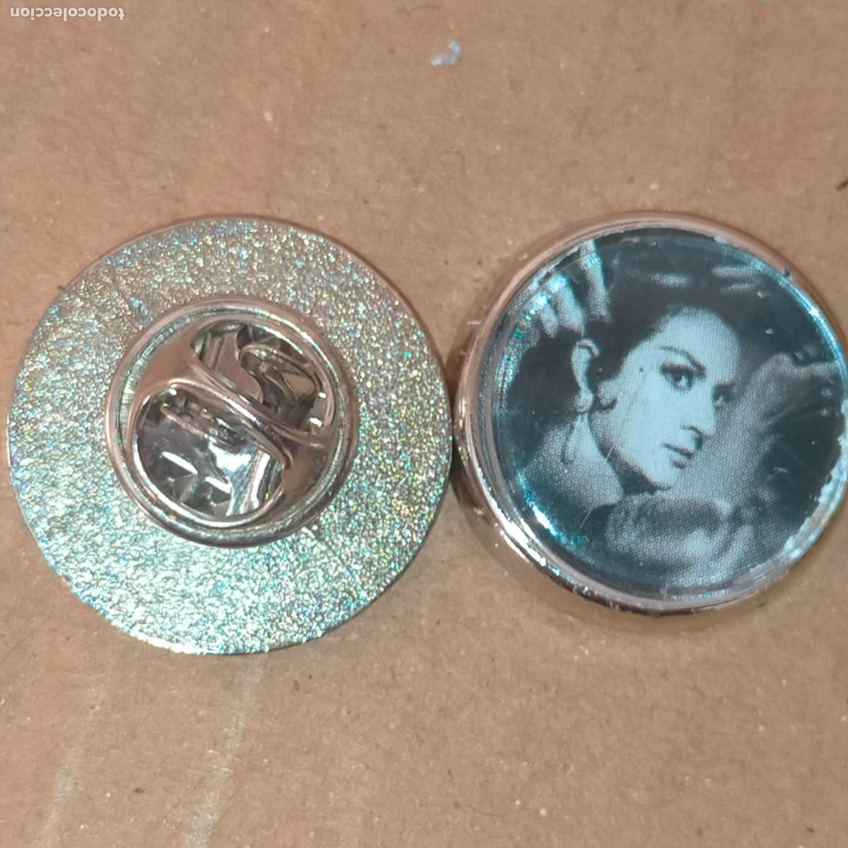 Pins de colecci&oacute;n: PIN REDONDO METAL - flamenco copla Lola flores
