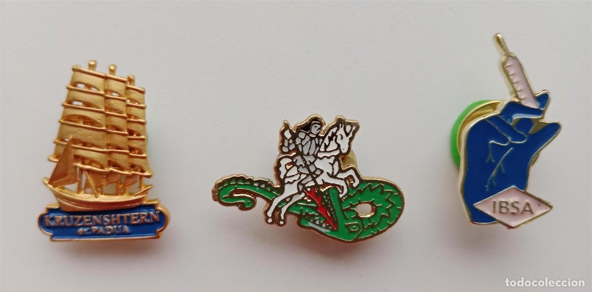 Sammlung von Pins: 3 PINS - INSIGNIAS de COLECCION