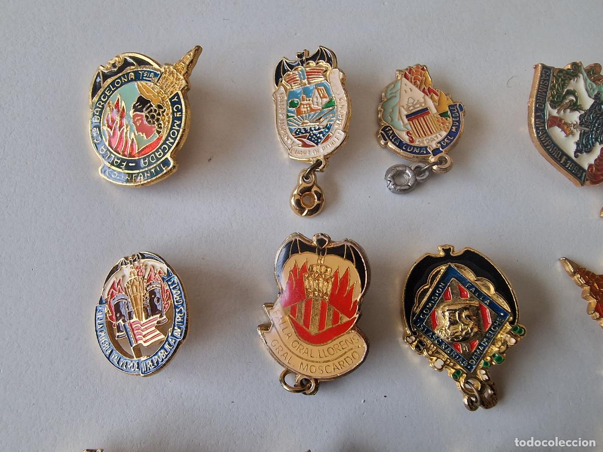 Pins de colecci&oacute;n: LOTE PINES FALLEROS FALLAS - Foto 2