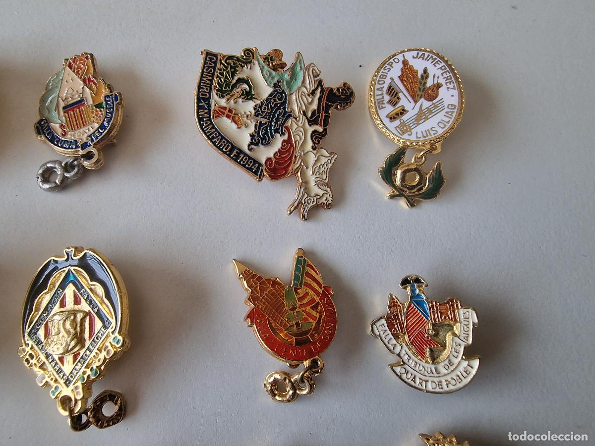 Pins de colecci&oacute;n: LOTE PINES FALLEROS FALLAS - Foto 3