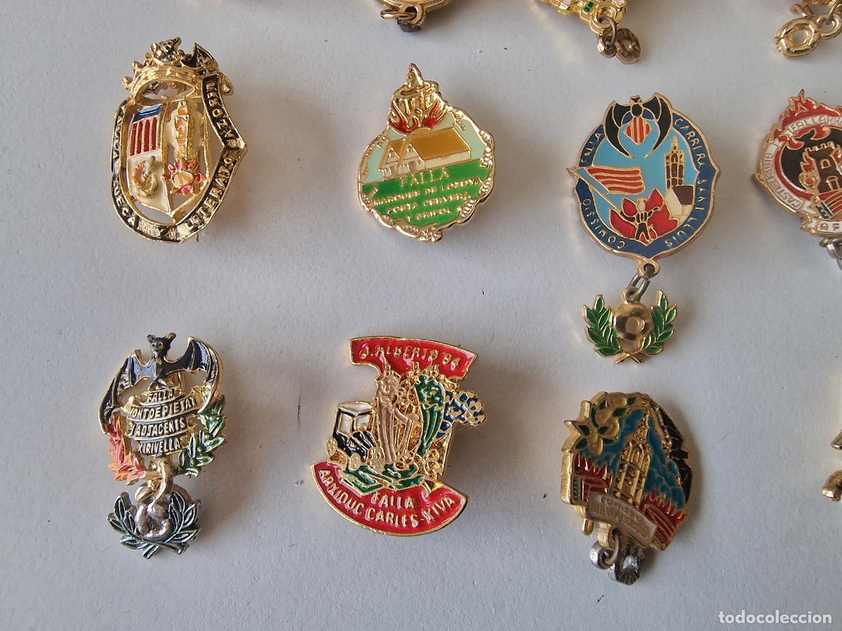 Pins de colecci&oacute;n: LOTE PINES FALLEROS FALLAS - Foto 4