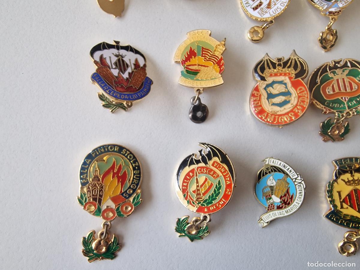 Pins de colecci&oacute;n: LOTE PINES FALLEROS FALLAS - Foto 4
