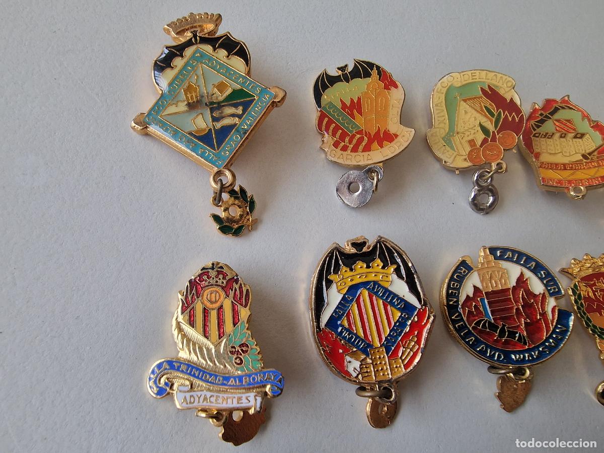 Pins de colecci&oacute;n: LOTE PINES FALLEROS FALLAS - Foto 2