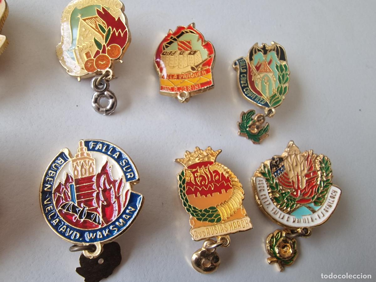 Pins de colecci&oacute;n: LOTE PINES FALLEROS FALLAS - Foto 3