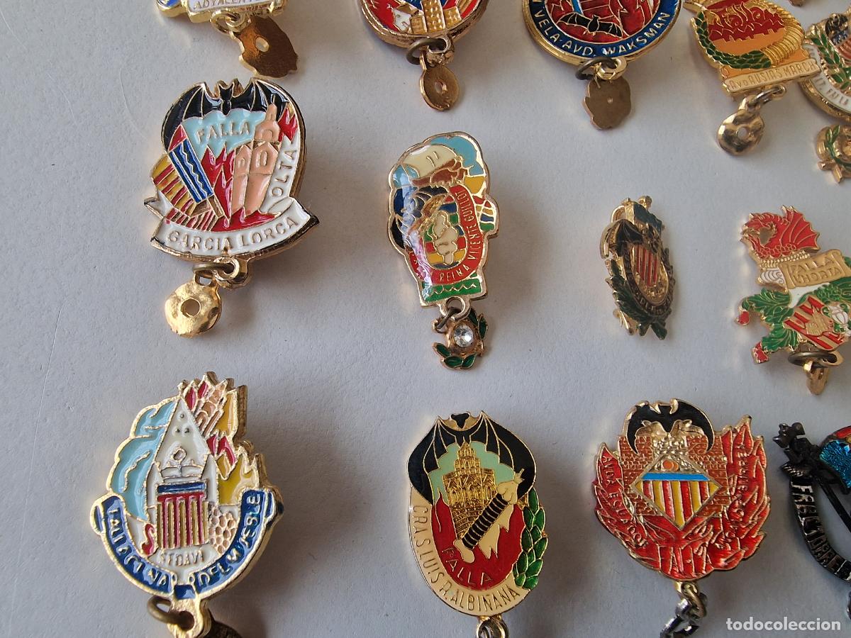 Pins de colecci&oacute;n: LOTE PINES FALLEROS FALLAS - Foto 4