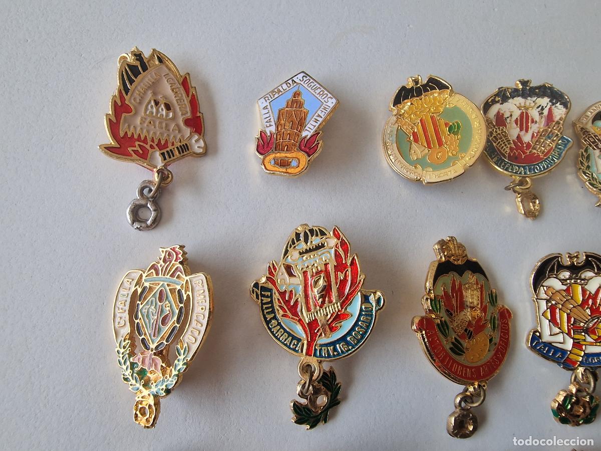Pins de colecci&oacute;n: LOTE PINES FALLEROS FALLAS - Foto 2