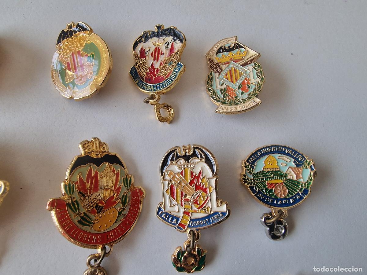 Pins de colecci&oacute;n: LOTE PINES FALLEROS FALLAS - Foto 3