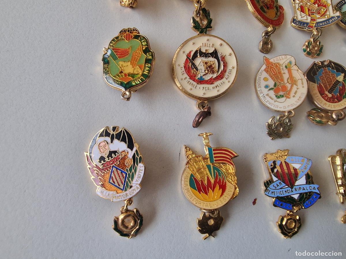 Pins de colecci&oacute;n: LOTE PINES FALLEROS FALLAS - Foto 4