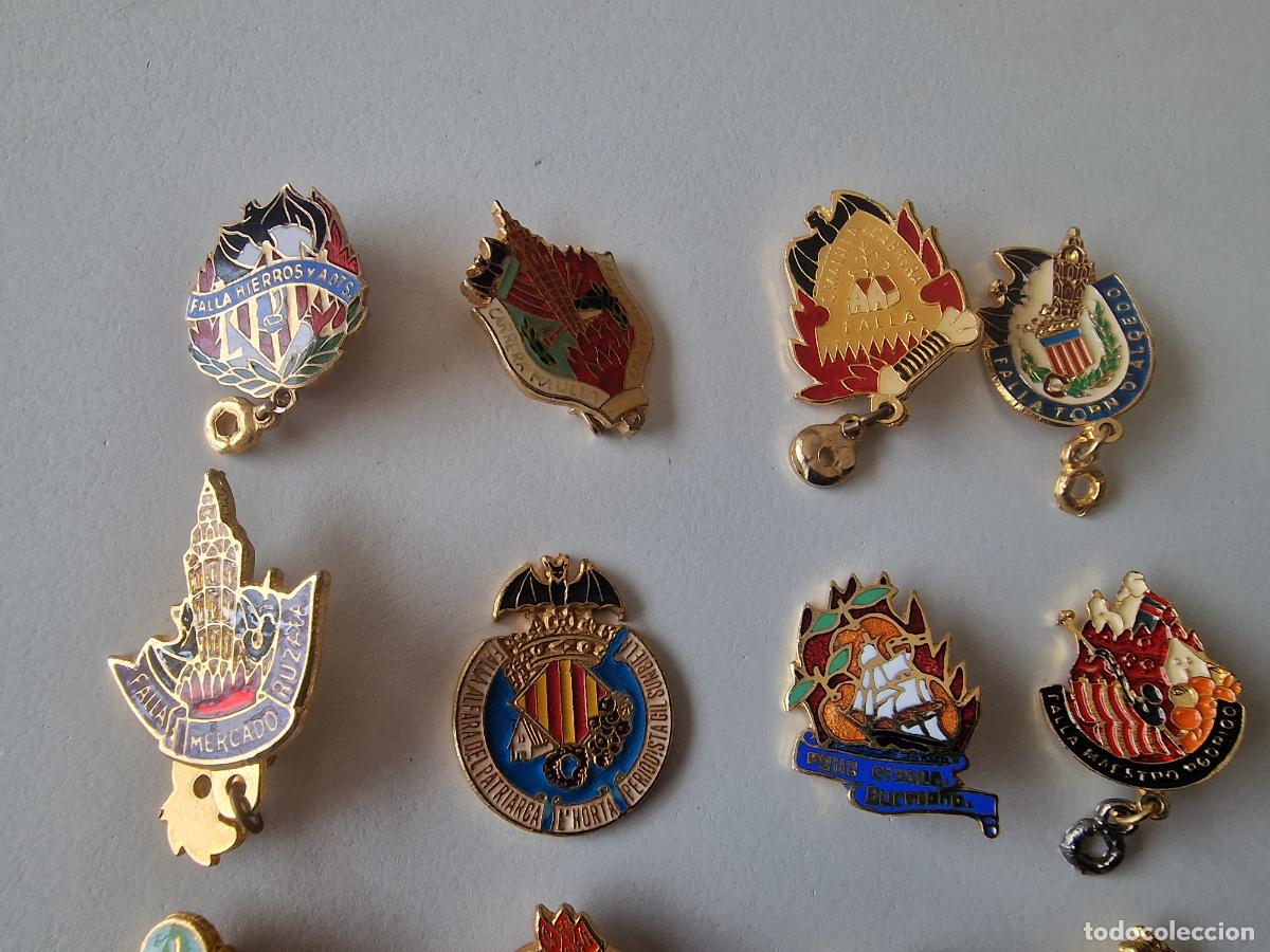 Pins de colecci&oacute;n: LOTE PINES FALLEROS FALLAS - Foto 2