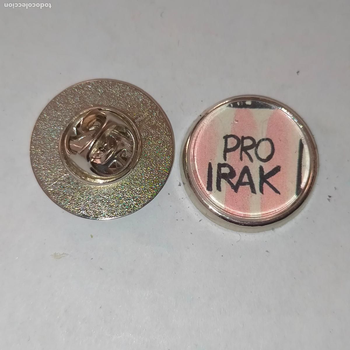 Pin's de collection: pin redondo metal - POLITICA GUERRA IRAK